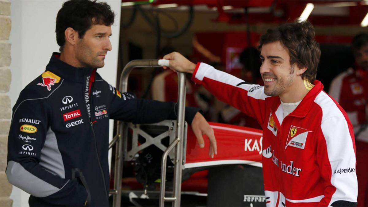 Webber, con Alonso en una imagen de archivo