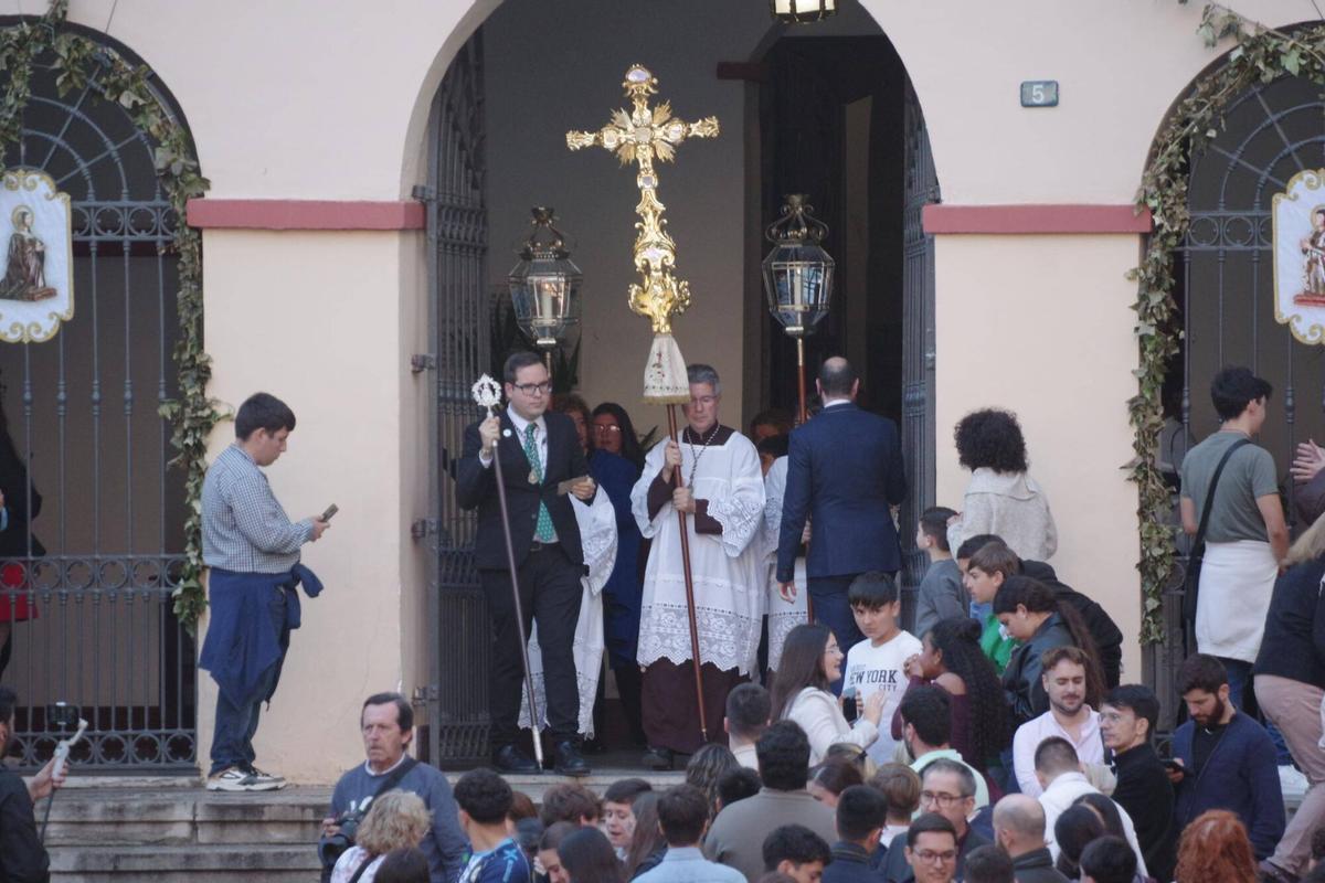 Procesión de la Divina Pastora por el barrio de Capuchinos
