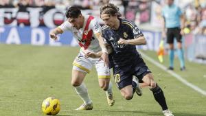 Modric en el partido frente al Rayo Vallecano