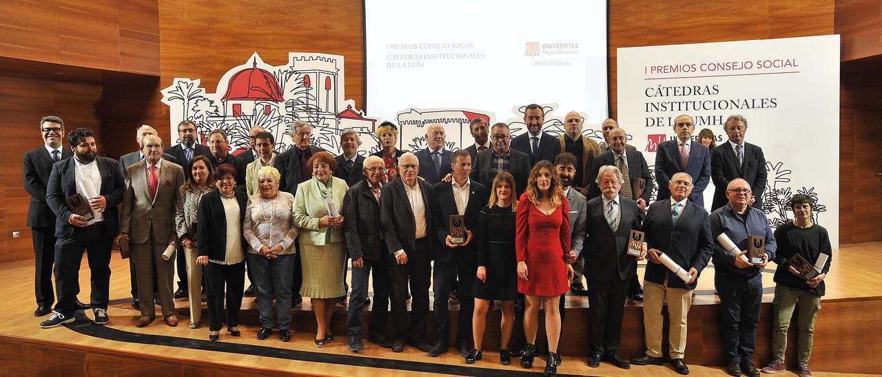 Entrega de premios del Consejo Social de la UMH en 2019.