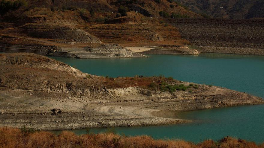 El embalse de la Viñuela es el que está con menor porcentaje de capacidad.