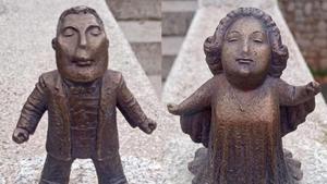 Escultures de Montserrat Caballé i de Freddie Mercury de Myhály Kolodko. | EL PERIÓDICO