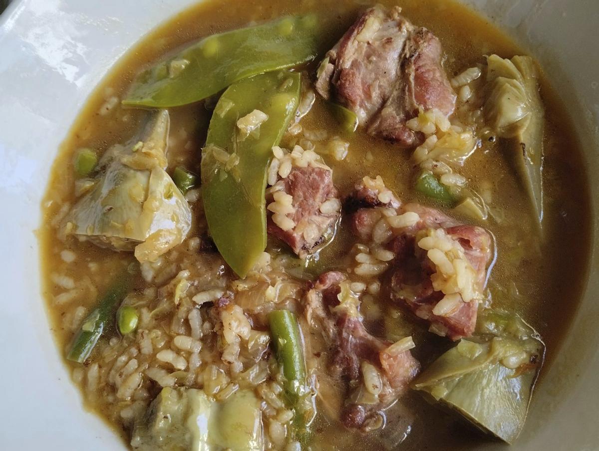 Arròs amb col