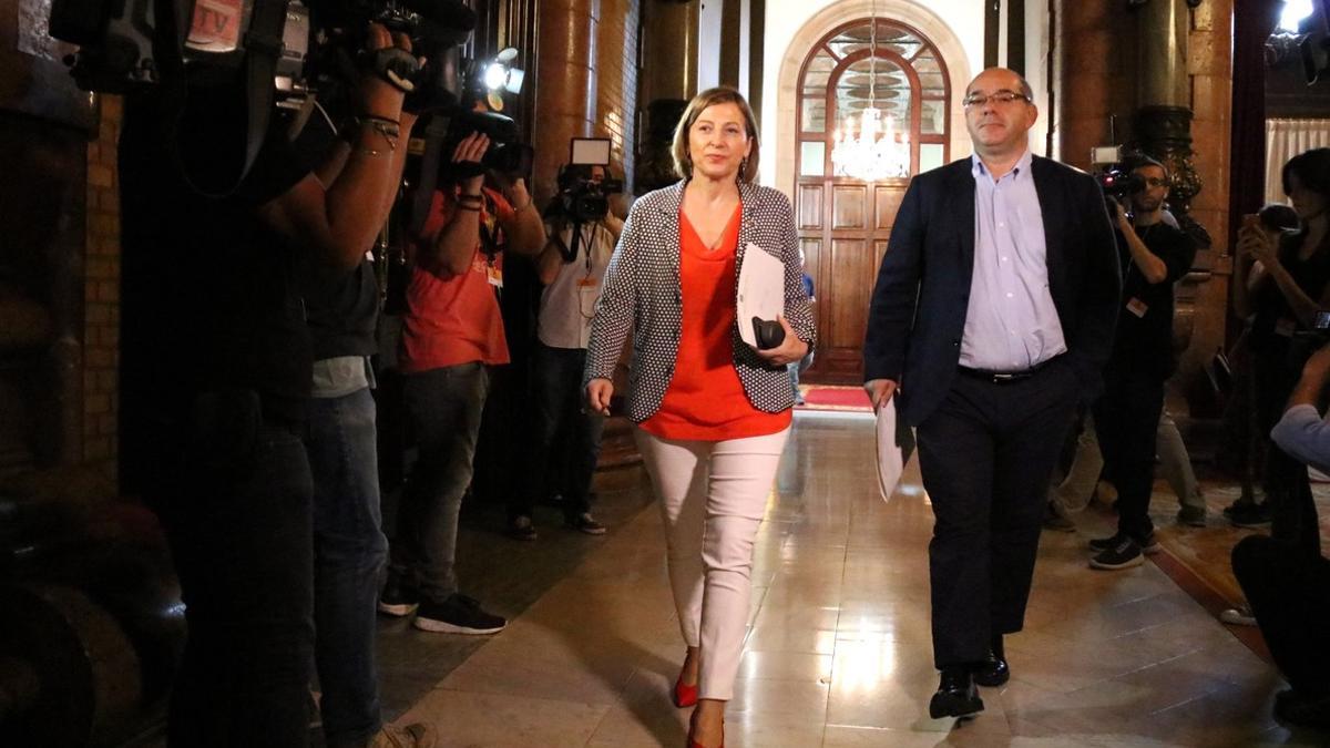 La presidenta del Parlament, Carme Forcadell