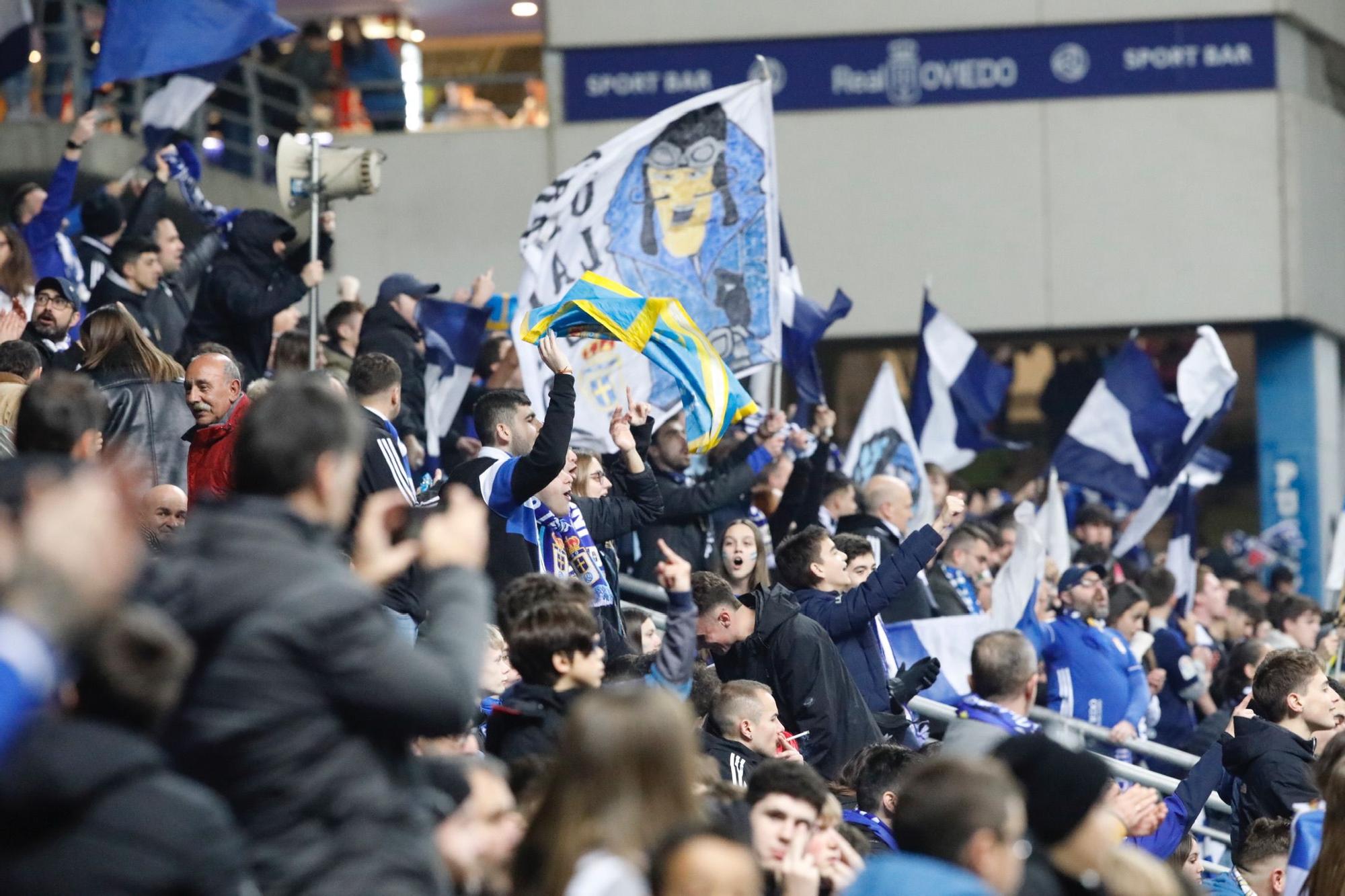 En imágenes: así se vivió el derbi en el Tartiere