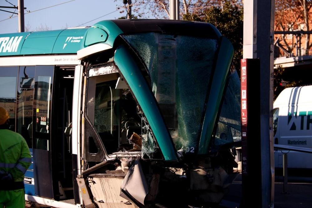 Accident del Trambesòs a Sant Adrià de Besòs