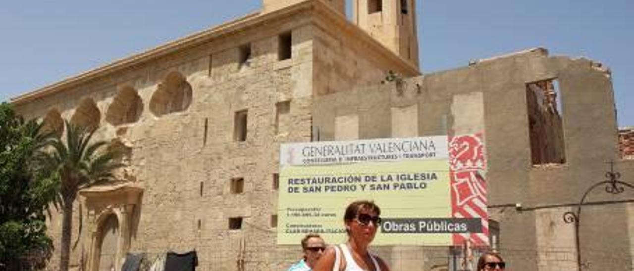 El Consell reactiva la restauración de la iglesia de Tabarca tras seis años paralizada