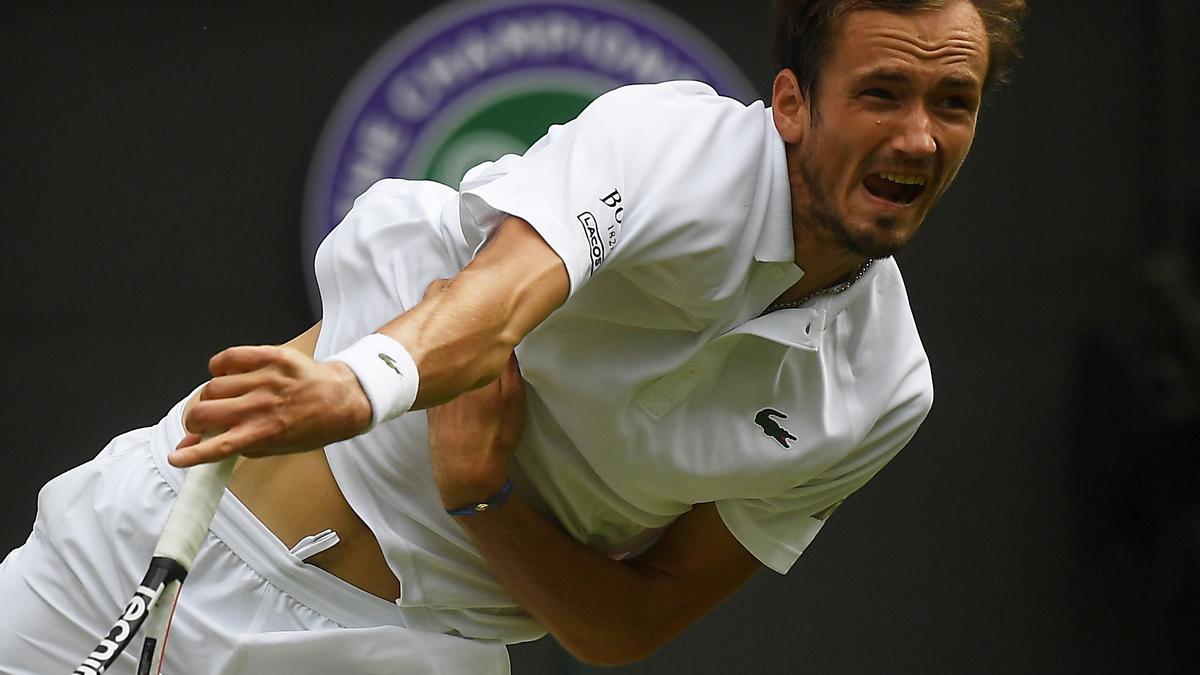 Daniil Medvedev, en Wimbledon.