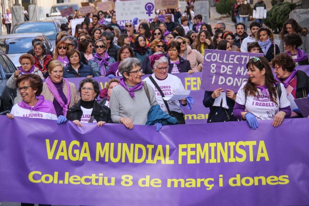 Movilización feminista en Alcoy