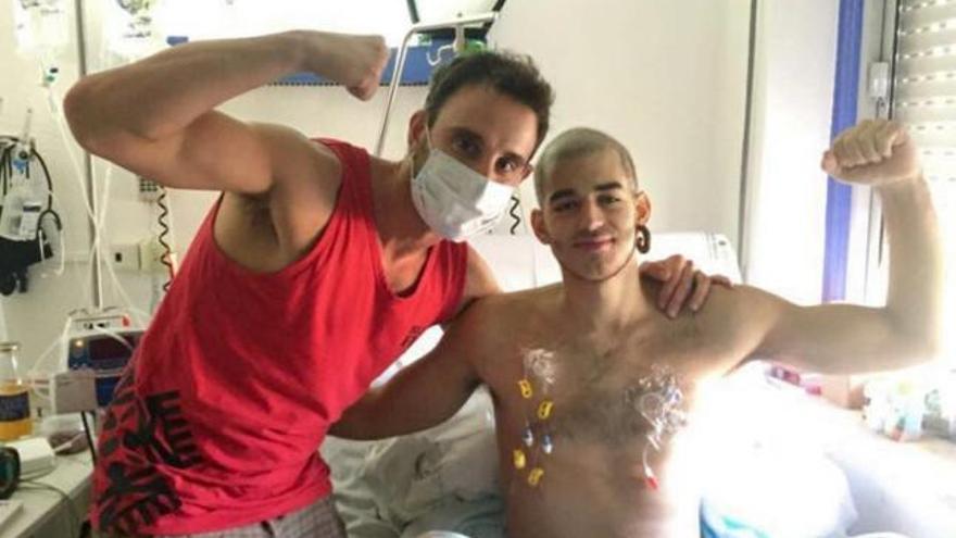 Dani Rovira visitó a Pablo Ráez en el hospital cuando estaba ingresado.