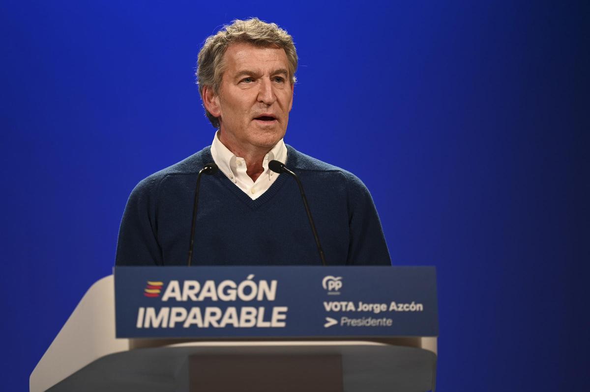 El presidente del PP, Alberto Núñez Feijóo.