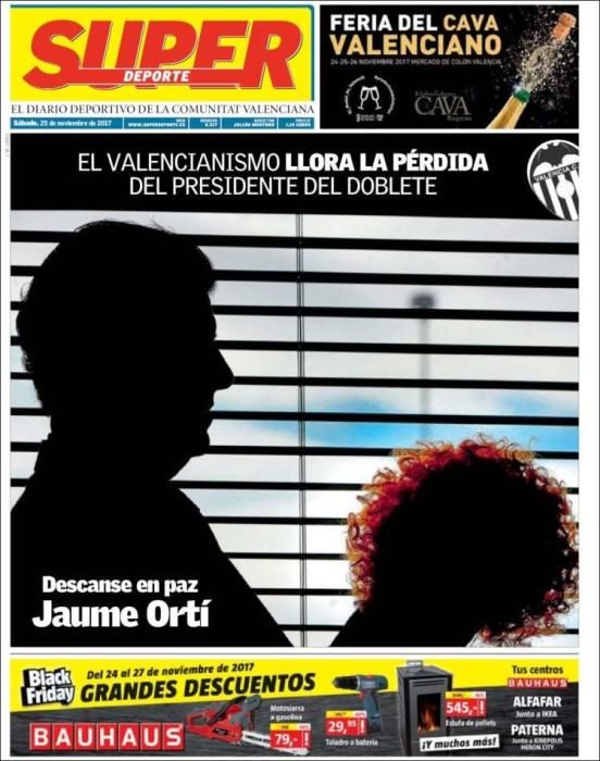 Estas son las portadas de este sábado 25-N