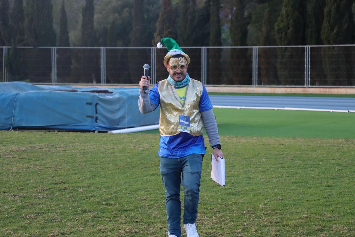 Sebas ofició de speaker