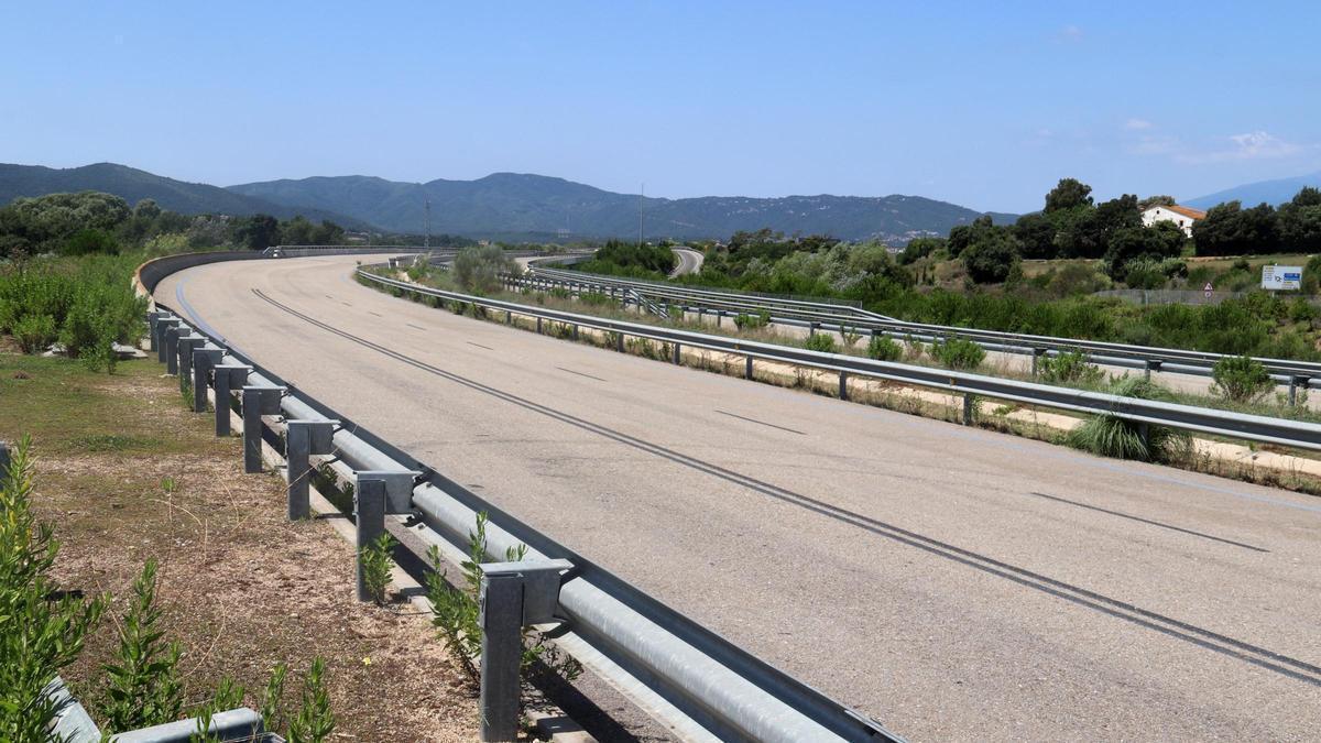 La carretera C-32, en una imatge d'arxiu.