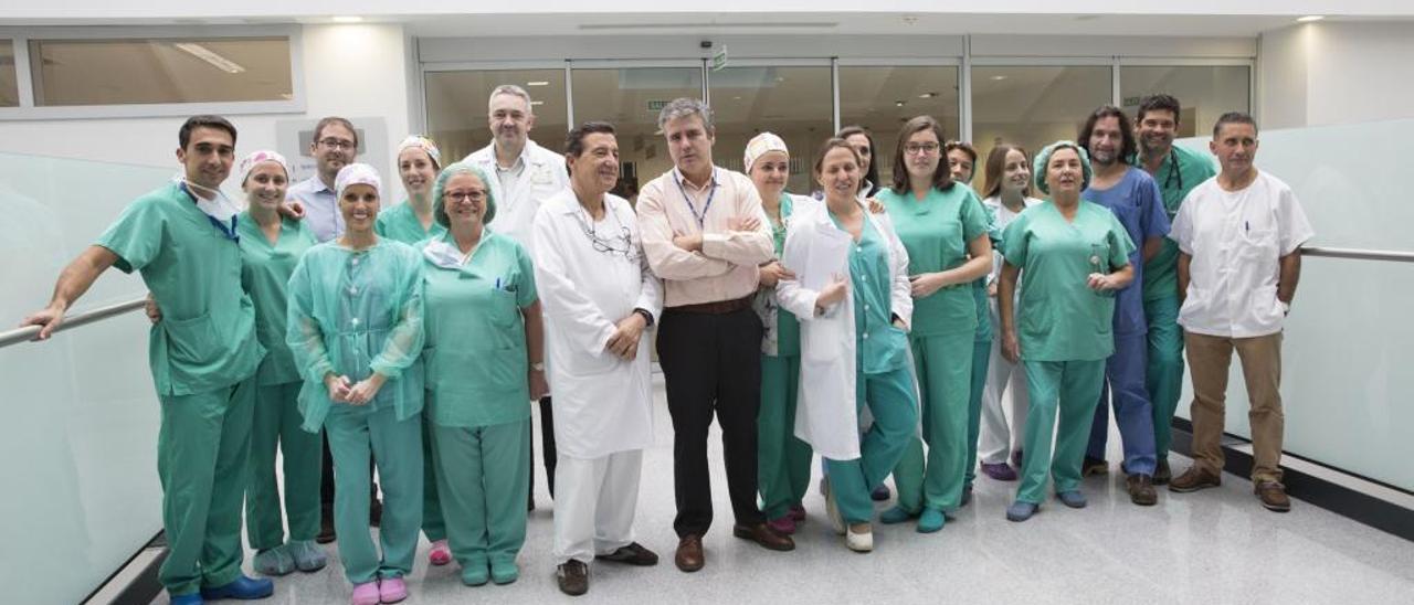 Equipo de Cirugía Cardiaca del HUCA.