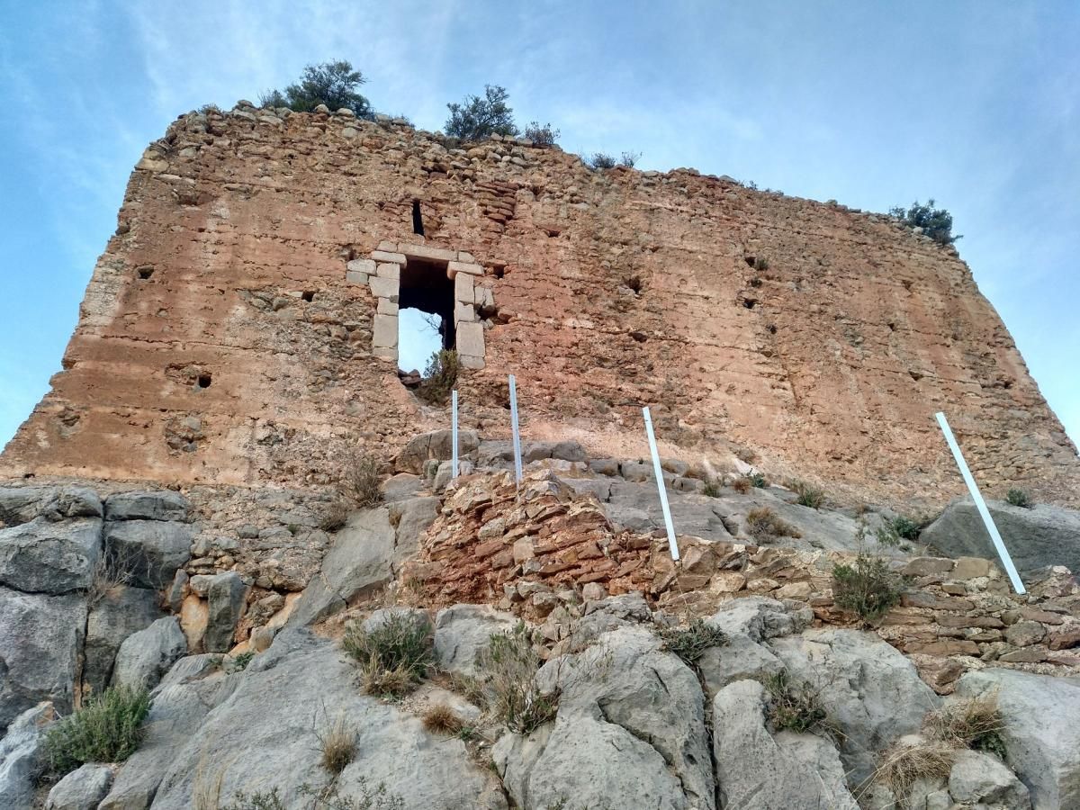 Fin de la primera fase de las obras del Castell de Borriol