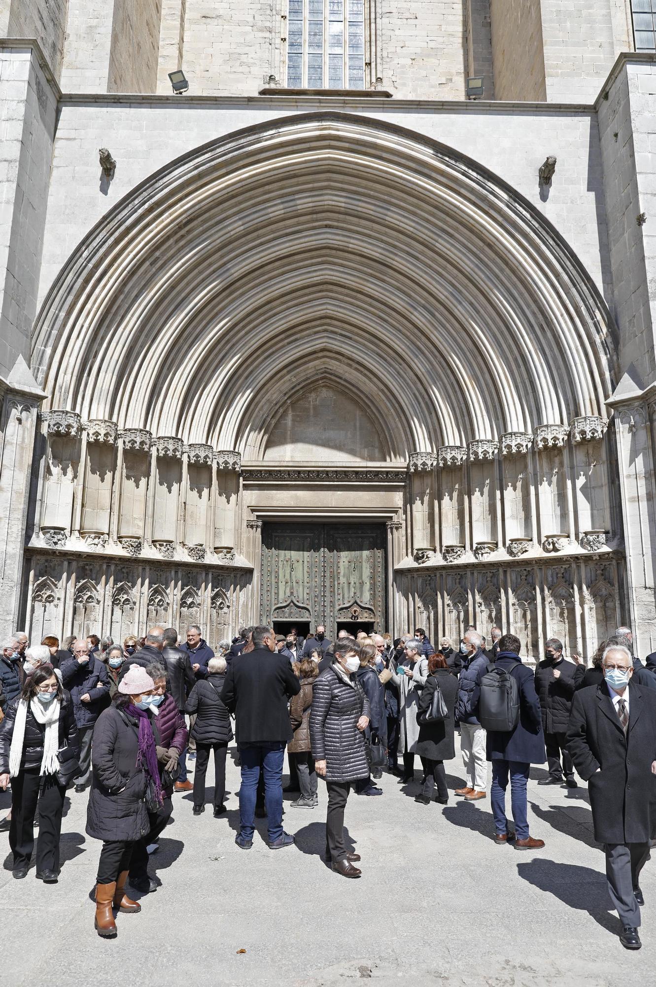 La Catedral de Girona s'omple per acomiadar Francesc Pardo