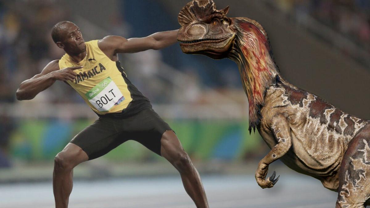 ¿Quién sería el ganador en una carrera de velocidad? ¿Usain Bolt o el Dilophosaurus?