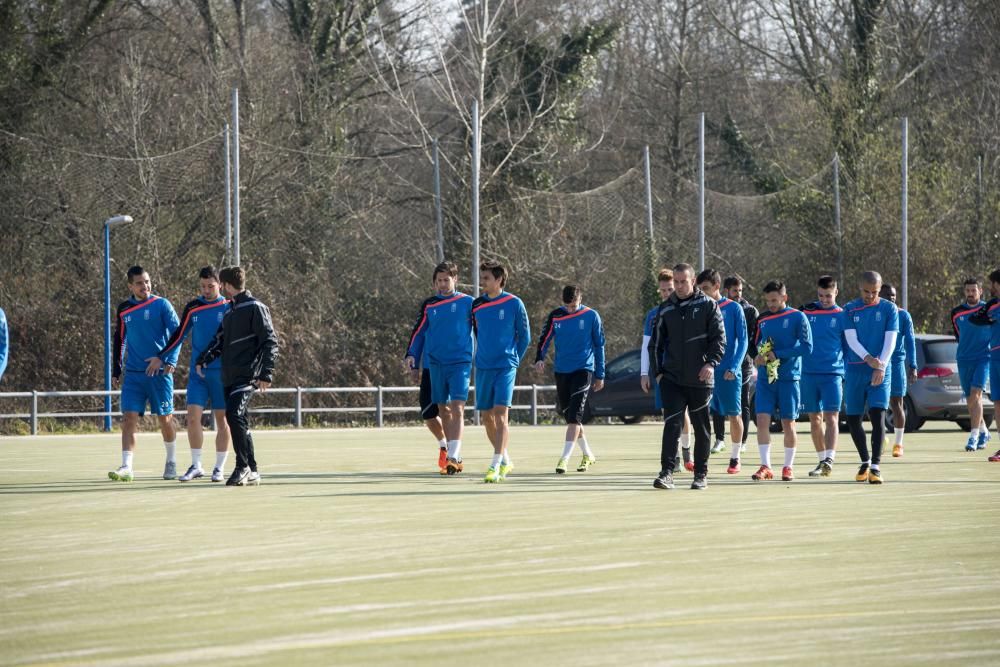 Entrenamiento del Real Oviedo