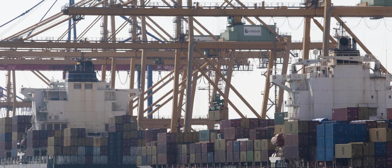 Terminal de contenedores del Puerto de València, en una imagen de archivo