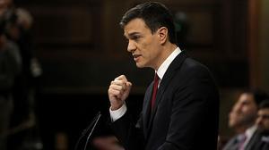 Els millors moments del ple d’investidura de Pedro Sánchez.
