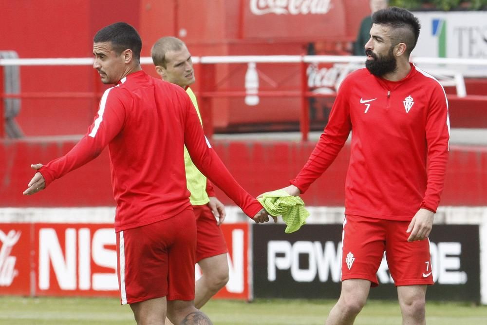 Entrenamiento del Sporting