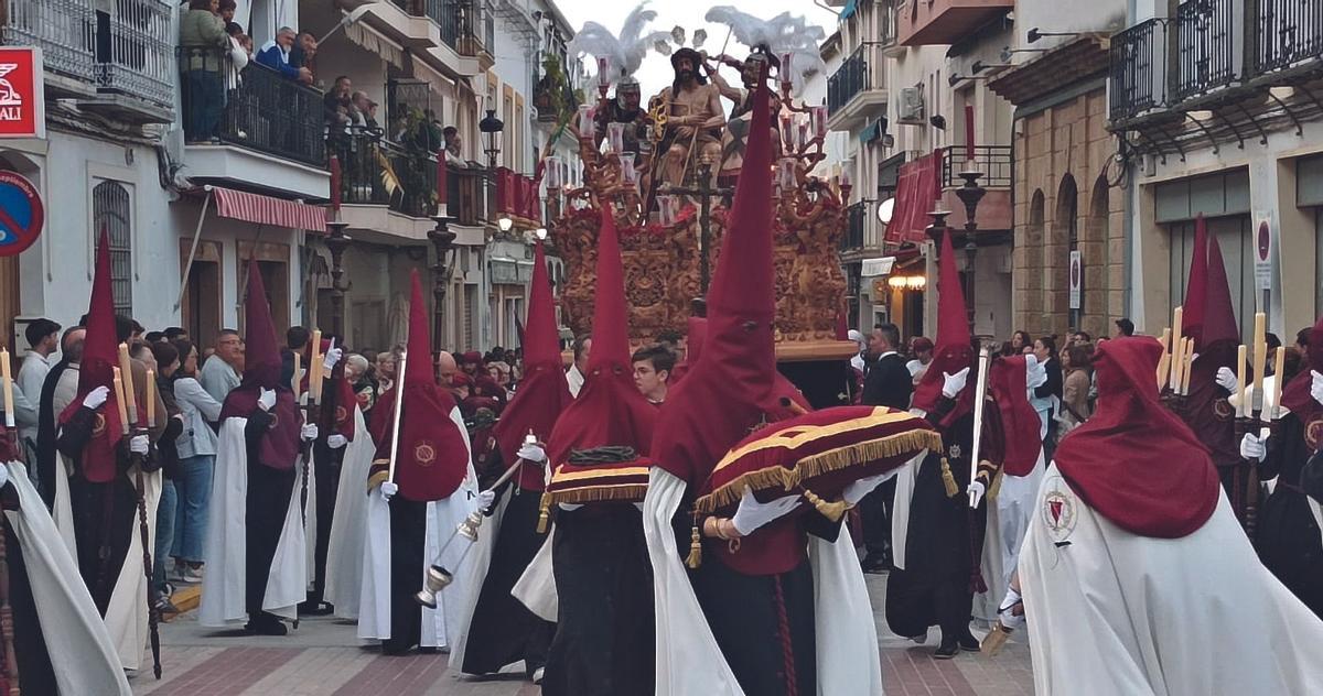 Procesión de la Coronación de Espinas el Lunes Santo.