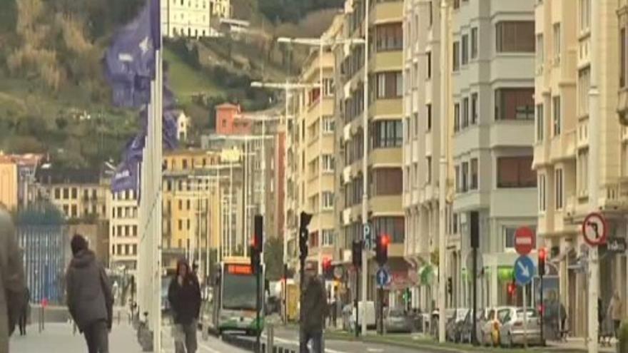 Temporal de viento y lluvia en el norte peninsular