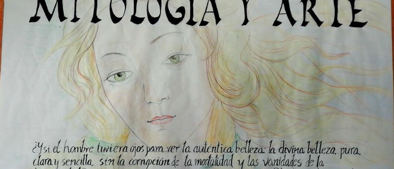 Expositivos mitos y arte en el IES Miguel de Molinos de Zaragoza