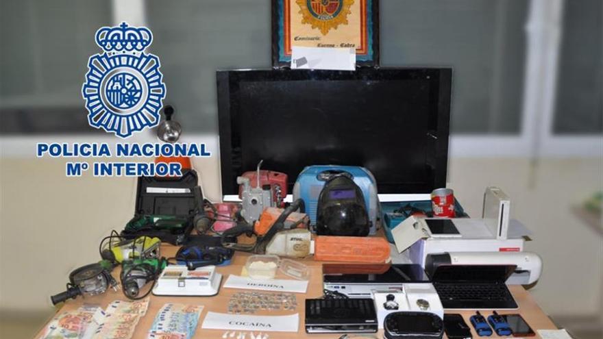 La Policía Nacional detiene a 6 personas por tráfico de drogas