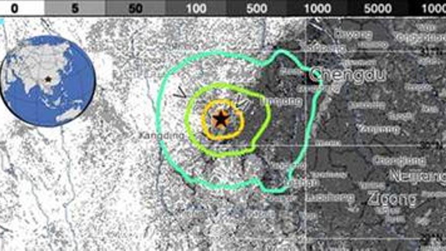 102 muertos en un terremoto de 7 grados en el centro de China