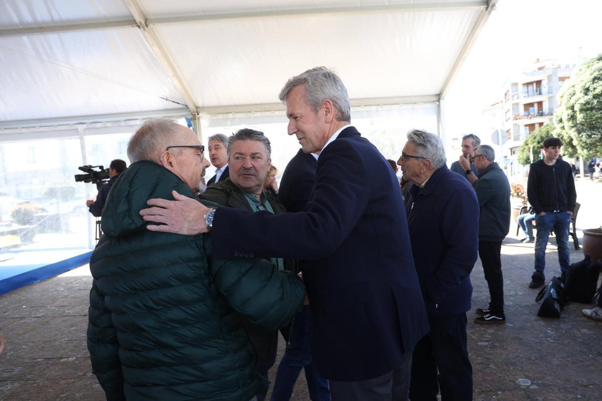 Alfonso Rueda en O Grove: una visita con mucha chicha política