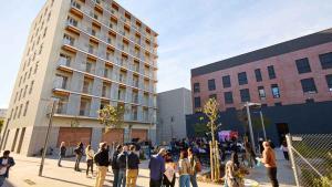 Promoció destinada al lloguer públic situada al carrer de Pallars, a Poblenou
