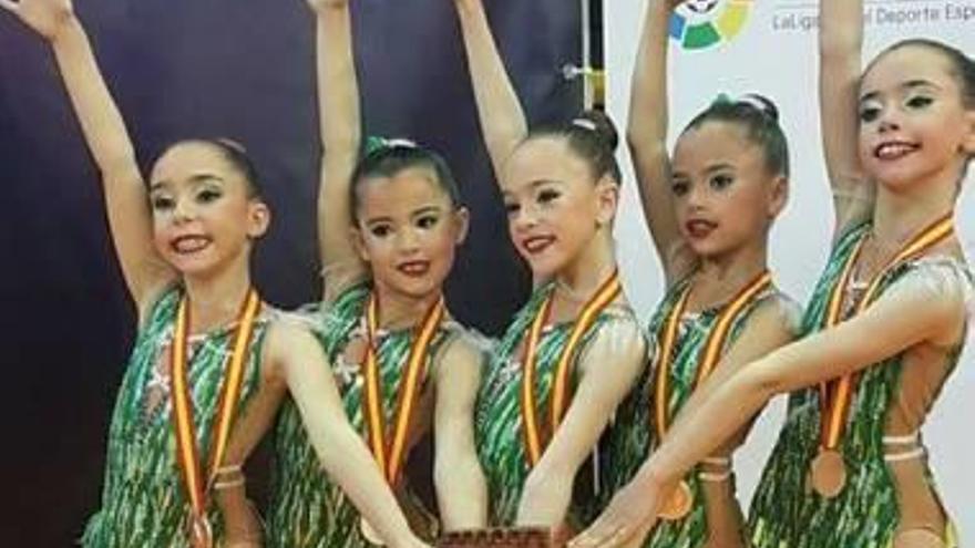 Almussafes y Benifaió brillan en el campeonato de España de gimnasia