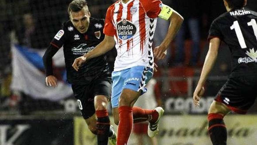 Pita, en un encuentro ante el Numancia.