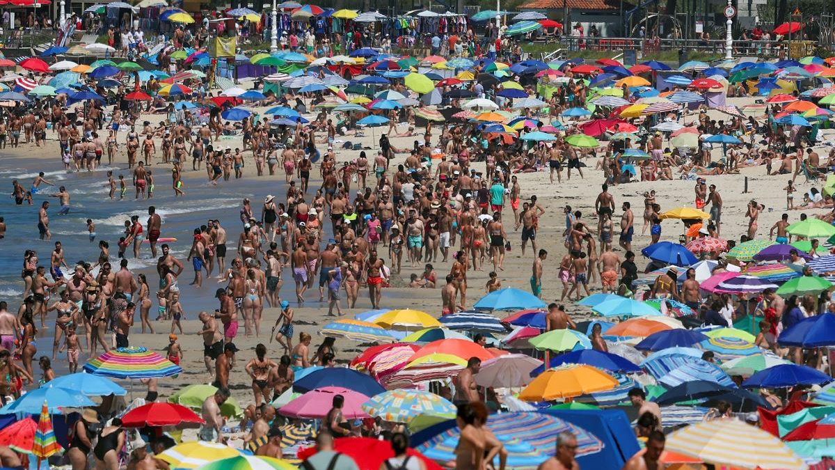 Playa de Samil, Vigo.