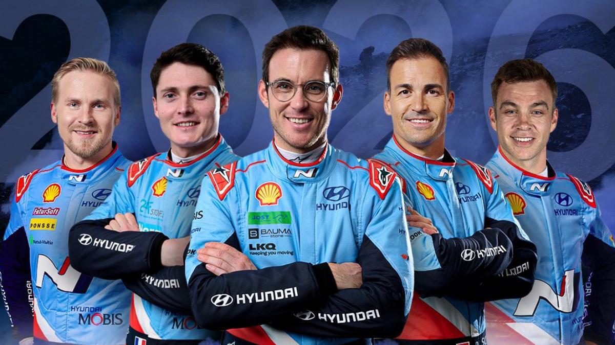 Dani Sordo, en la alineación de pilotos de Hyundai para 2026