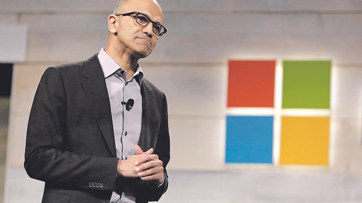 El director ejecutivo de Microsoft, Satya Nadella.