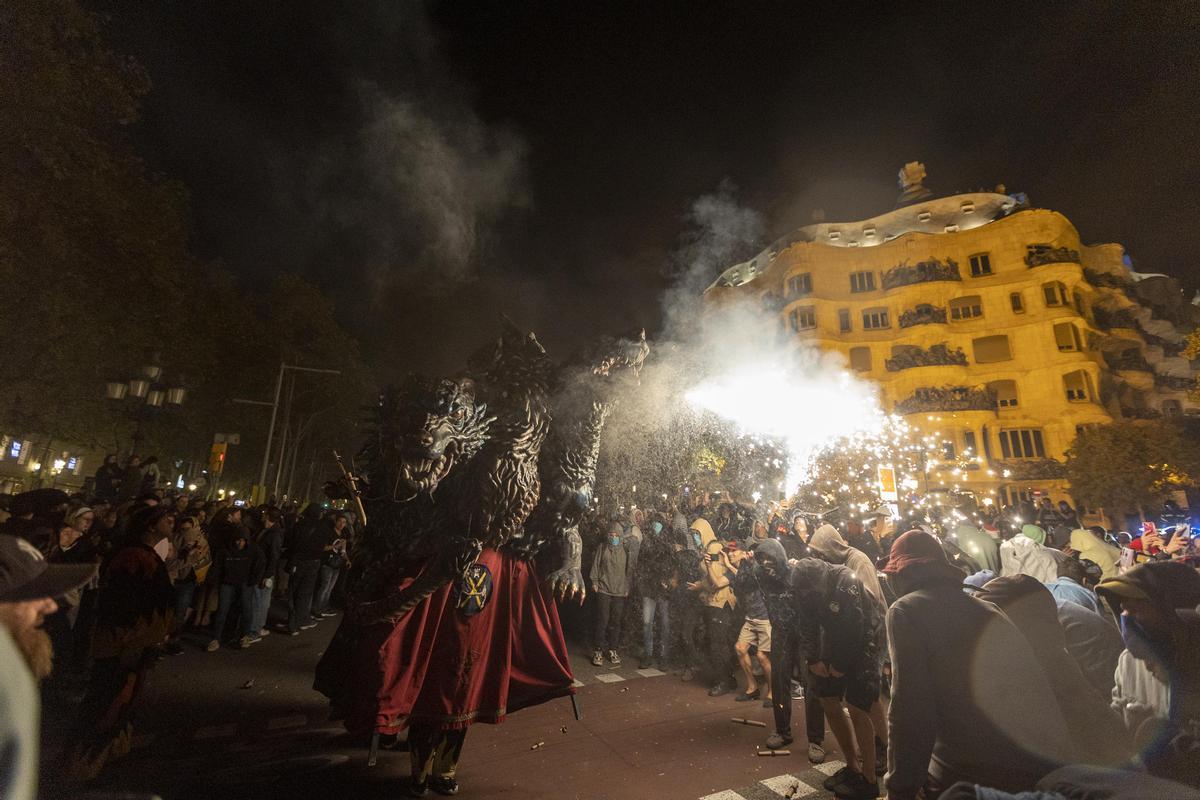 El correfoc de la Mercè, en imágenes