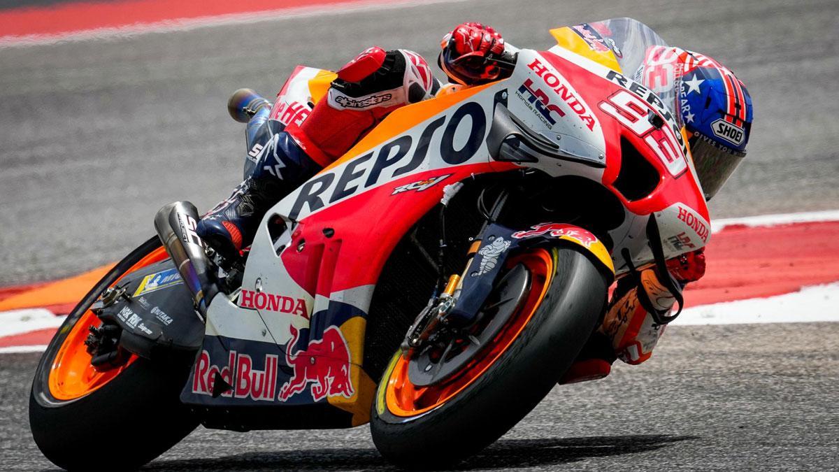 Marc Márquez reapareció dando espectáculo en Austin