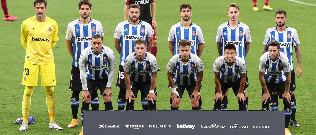 Once del Espanyol frente al Albacete