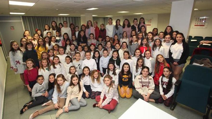 Las candidatas infantiles, esta tarde en la Casa de la Festa