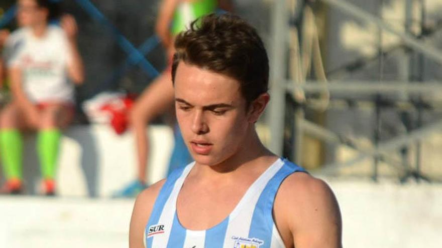 El malagueño Javier Troyano, campeón de España promesa en 200 metros