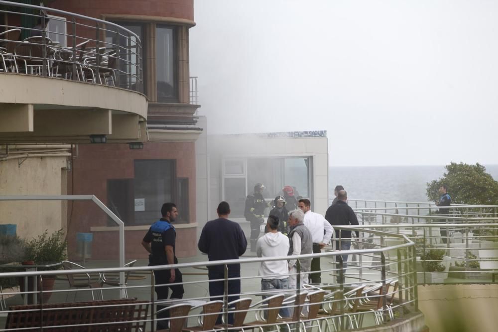 Incendio en la sauna del real Club de Regatas