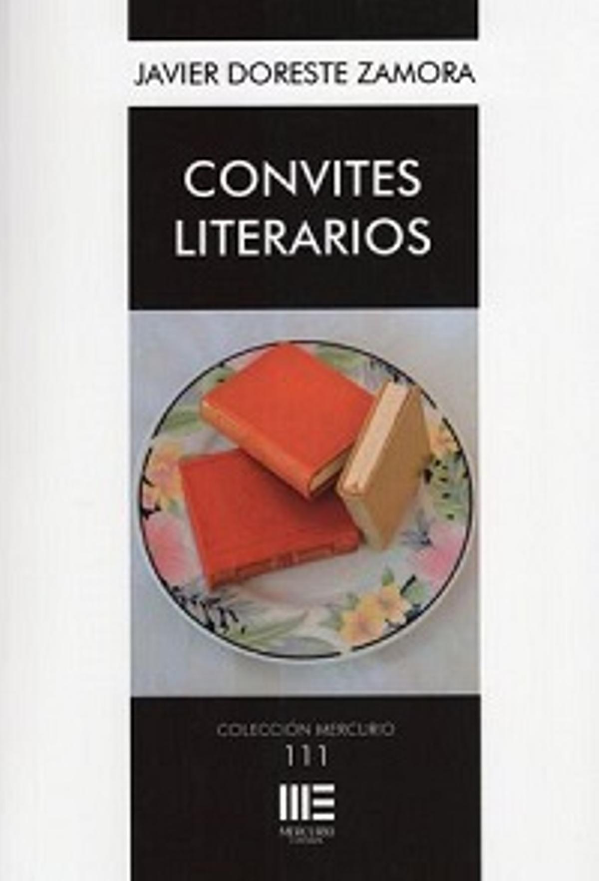 Portada de 'Convites Literarios', libro de Javier Doreste.