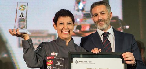 Ángela Marulanda, de la Región de Murcia ganadora de la última semifinal del III Concurso Camarero del Año