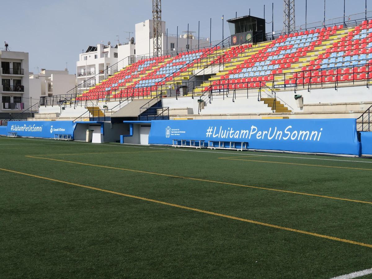 Imagen del campo de fútbol de Sant Antoni