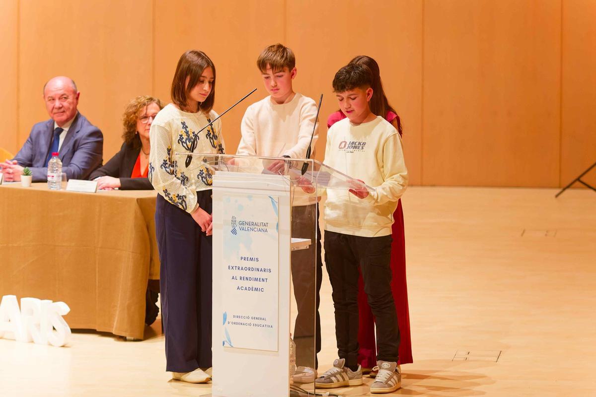 Acto de entrega de los premios extraordinarios al rendimiento académico en Castellón