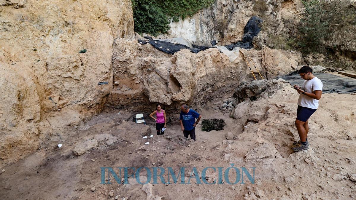 Yacimiento arqueológico de El Salt, donde se ultiman los trabajos estos días.