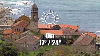 El tiempo en Oia: previsión meteorológica para hoy, viernes 11 de septiembre